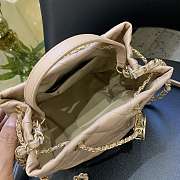 Chanel bucket bag Caviar calfskin Beige - 4