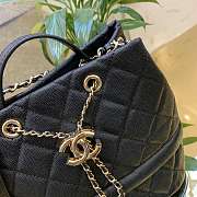 Chanel bucket bag Caviar calfskin Black - 6