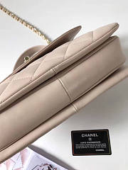 Chanel Trendy CC Flap Top Handle Beige Bag with Gold Hardware - 4