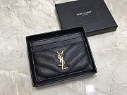 YSL Card Holder Black Silver & Gold & all Black - 5