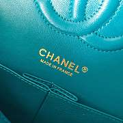 Chanel 25cm Tweed & Gold-Tone Metal Double Flap Bag - 4