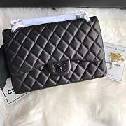 Chanel 30cm CF Lambakin Bag All Black - 2