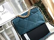 chanel 19 flap bag Turquoise - 2