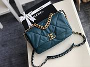 chanel 19 flap bag Turquoise - 3