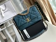 chanel 19 flap bag Turquoise - 4