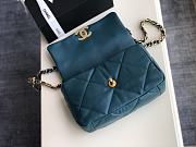 chanel 19 flap bag Turquoise - 6