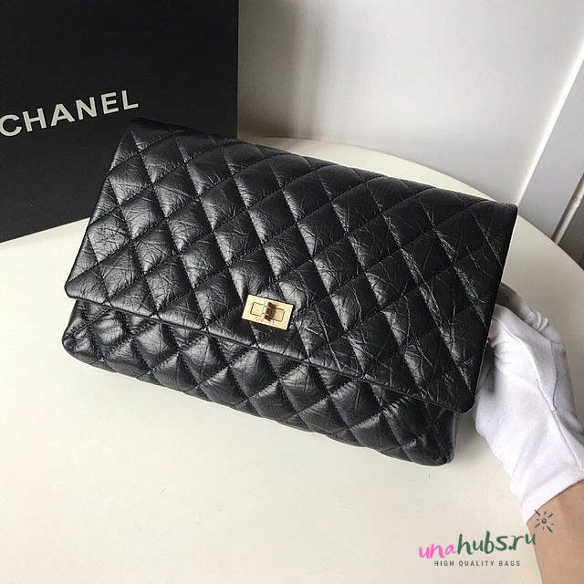 Chanel Palm print calfskin clutch 002 - 1