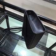 YSL ENVELOPE MEDIUM BAG ALL BLACK - 5