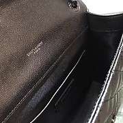 YSL ENVELOPE MEDIUM BAG ALL BLACK - 2