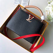 Louis Vuitton 27cm Capucines BB Bag Black - 3