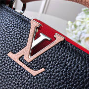 Louis Vuitton 27cm Capucines BB Bag Black - 5