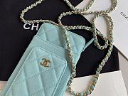 Chanel Phone Purse blue - 2