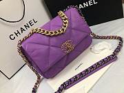 Chanel 19 Flap Bag Purple - 5
