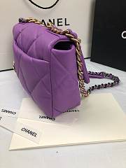Chanel 19 Flap Bag Purple - 4