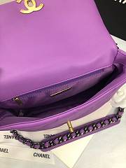 Chanel 19 Flap Bag Purple - 3
