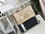 Chanel 19 Flap small Bag Beige  - 3