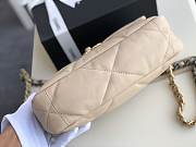 Chanel 19 Flap small Bag Beige  - 2