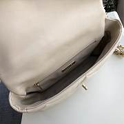 Chanel 19 Flap small Bag Beige  - 4