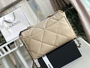 Chanel 19 Flap Medium Bag Beige - 2