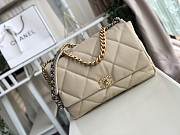 Chanel 19 Flap Large Bag Beige - 1