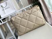 Chanel 19 Flap Large Bag Beige - 2