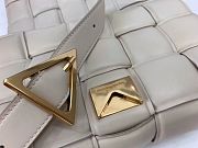 BOTTEGA VENETA PADDED CASSETTE BAG WHITE - 6