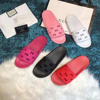 Gucci Rubber GG Slide Sandal