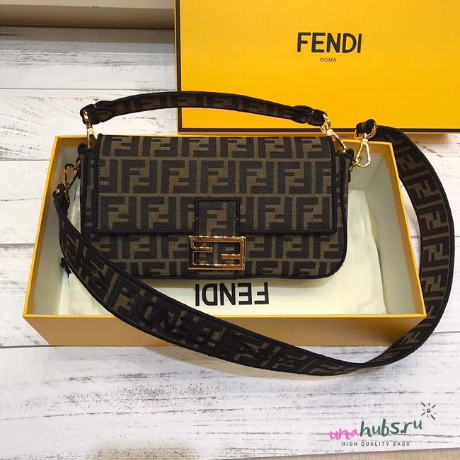 Fendi Baguette Black Medium  - 1