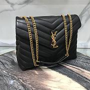 YSL MONOGRAM LOULOU MEDIUM SIZE GOLD HARDWARE - 3