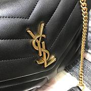 YSL MONOGRAM LOULOU SMALL SIZE GOLD HARDWARE - 2