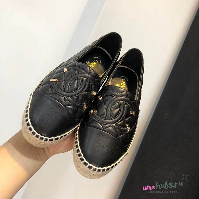 Chanel Espadrilles All Balck - 1