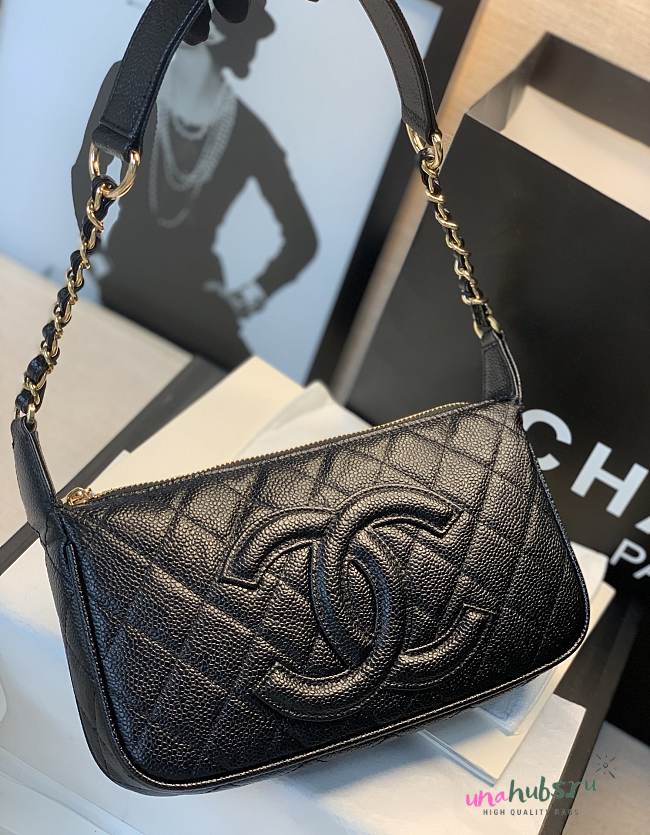 Chanel Axillary Black Bag  - 1