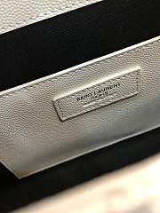 YSL ENVELOPE White MEDIUM BAG  - 2