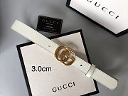 Gucci White Belt - 4