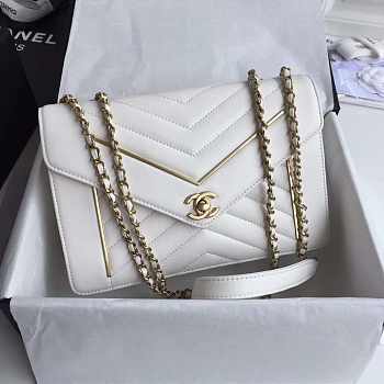 Chanel Envelope bag in White A90081