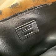 Fendi BAGUETTE MINI Brown Sheepskin Bag - 6