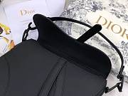 Dior Saddle Bag in Black Ultramatte Calfskin - 2