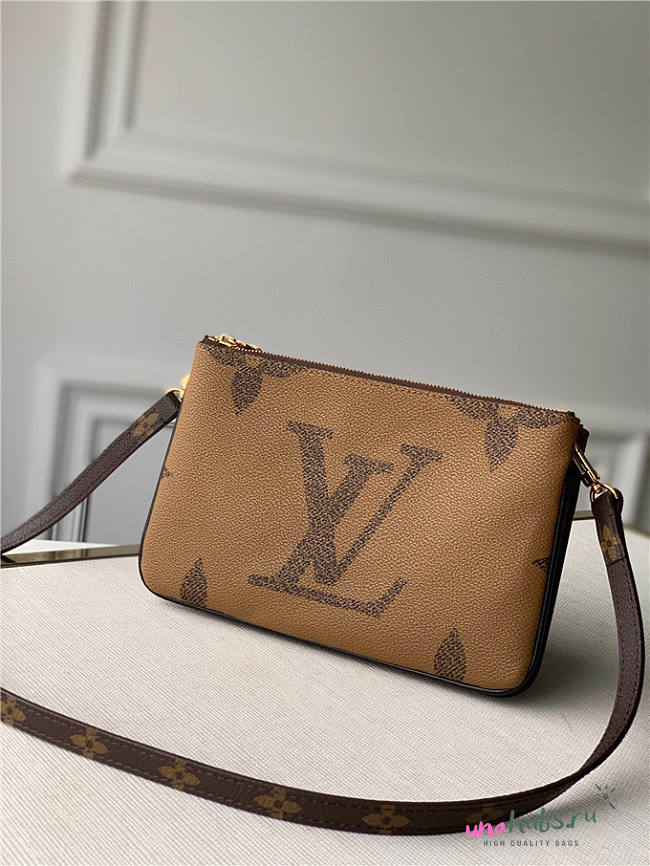 louis vuitton pochette double zip bag - 1