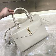 YSL Large Tote in White - 3