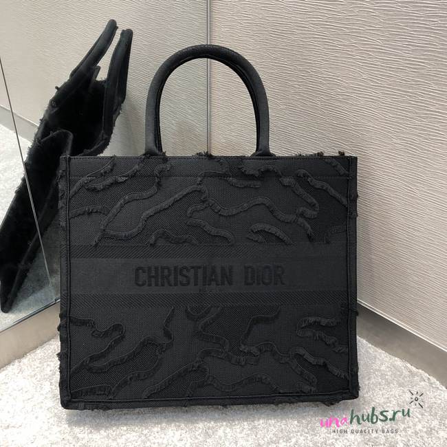 Dior Book Tote Black - 1