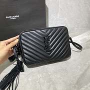 YSL Shoulder Bag All black - 1
