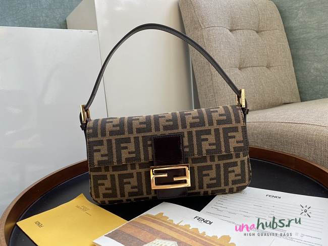 Fendi Baguette Vintage Bag with Gold Hardware - 1