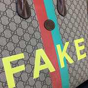 Gucci 'Fake/Not' print large tote bag - 3