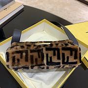 Fendi BAGUETTE Brown Sheepskin Bag - 5