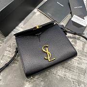 YSL CASSANDRA MINI TOP HANDLE BAG Black - 5