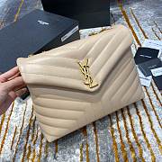 YSL LouLou Mediuml bag in Beige - 1