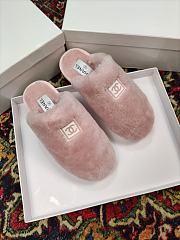 Chanel slippers black&pink&white 002 - 3
