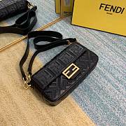 Fendi Baguette Black Medium  - 3