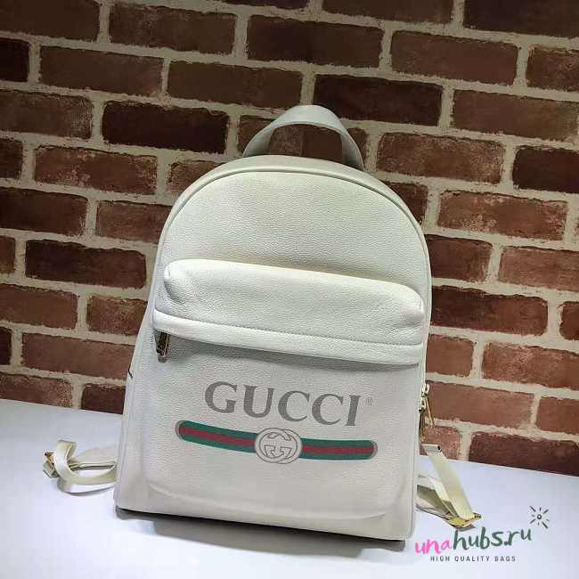 Gucci white Backpack - 1