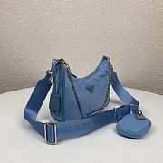 Prada Re-Edition 2005 nylon shoulder bag Blue - 6